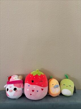4 Squishy Plush Squishmallow